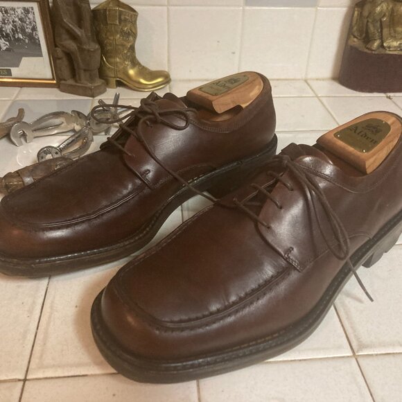 Ferragamo Brown Oxblood 10.5 ee shoes main image 8